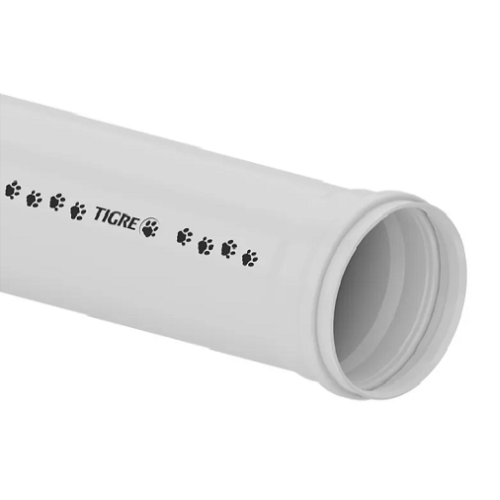 Tubo PVC 150mm (6') x 6m para Esgoto Tigre
